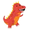(画像)クール ダイナソー レッド
