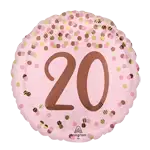 プリティ ピンク 20th バースデー 18インチ
