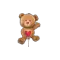 (画像)ベア ウィズ ハート ミニシェイプ