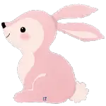ウッドランド バニー ピンク