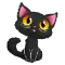 (画像)ハロウィン ブラックキャット 36インチ