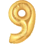 レターバルーン 34インチ ゴールド 9