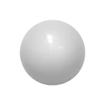 デコバルーン 9cm 通常色 白