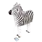 (画像)お散歩 シマウマ