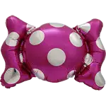 キャンディ バルーン ミニシェイプ ドットマジェンタ