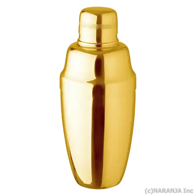 AG カクテルシェーカー 500ml ゴールド