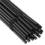 カクテルストロー フレックス 30cm (500本入) 黒