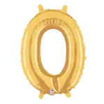 レターバルーン 14インチ ゴールド(逆止弁付) 0
