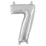 レターバルーン 14インチ シルバー(逆止弁付) 7