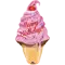 (画像)アイスクリーム コーン バースデイ