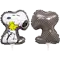 (画像)ブロースティック付 スヌーピー ＆ ウッドストック