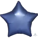 マイラーバルーン スター サテンリュクス 19インチ アズール