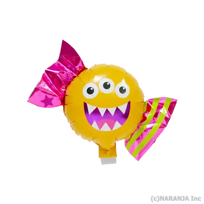 キャンディ ミニシェイプ オレンジ モンスター