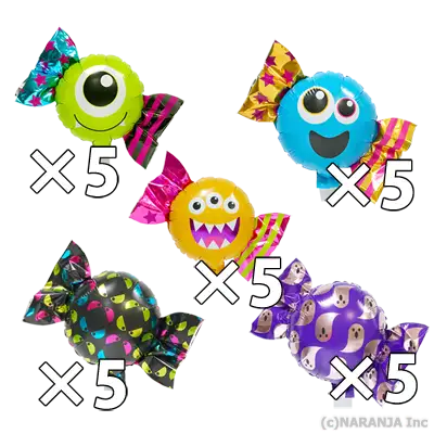 ハロウィン キャンペーン バルクセット キャンディミニ(各5枚)