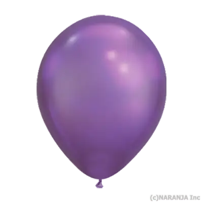 クオラテックス ラウンド 11インチ クロームカラー 単色 パープル