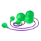 (画像)スリー ジャグリングポイ セット M 緑