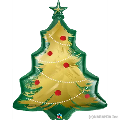 クリスマス ツリー ブラッシュト ゴールド