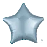 マイラーバルーン スター サテンリュクス 19インチ パステルブルー