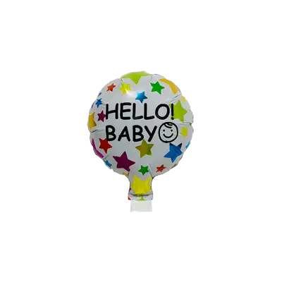 ピュアカット バルーン 13cm HELLO BABY スター