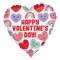 (画像)HVD ハッピーバレンタインデイ キュート ハーツ 17インチ