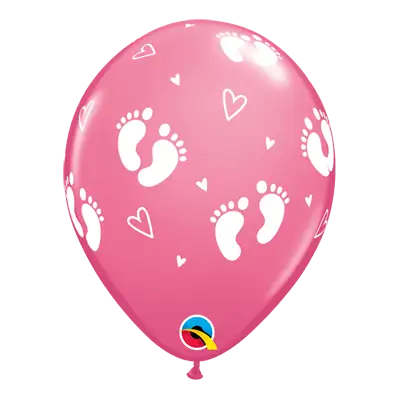 ベイビー フットプリンツ アンド ハーツ 11インチ ピンク