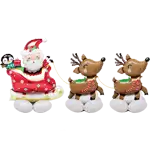 エアルーンズ デコキット サンタ アンド レインディア