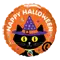 (画像)ハロウィン ブラック キャット アンド ハット 18インチ