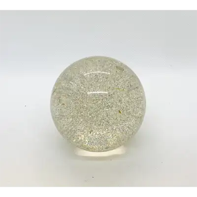 《クリスマスセール2023》使用済 クリスタルボール グリッターカラー 100ミリサイズ