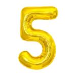 レターバルーン MT Lサイズ ゴールド 5