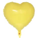 MTハートバルーン 18インチ マカロンイエロー