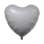 ピュアフォイル ハート 45cm(18インチ) ホワイト