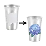 スリースノー まどろむ酒器 色変わり 150ml 紫陽花
