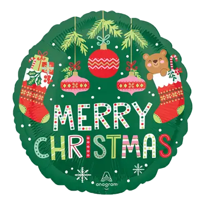 ベアリー クリスマス 17インチ