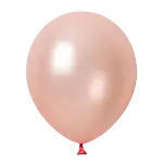 リオテックス ラウンド 12インチ メタリックカラー ローズゴールド