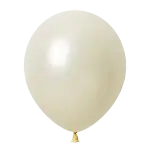 リオテックス ラウンド 12インチ メタリックカラー アイボリー