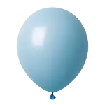 リオテックス ラウンド 12インチ マカロンカラー ブルー