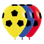 センペルテックス ラウンド 12インチ サッカーボール 3色アソート