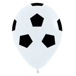 センペルテックス ラウンド 12インチ サッカーボール ホワイト