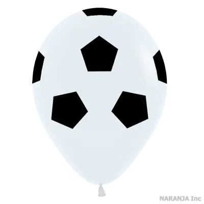 センペルテックス ラウンド 12インチ サッカーボール ホワイト