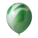 リオテックス ラウンド 12インチ マーブルカラー グリーン