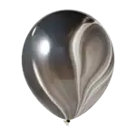 リオテックス ラウンド 12インチ マーブルカラー ブラック