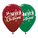 センペルテックス ラウンド 12インチ メリークリスマス 2色アソート