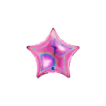 グリッター ホログラフィック スター 4インチ