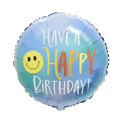 ハッピー バースデー スマイリー 18インチ