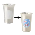 スリースノー まどろむ酒器 色変わり 150ml 錦鯉