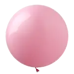 センペルテックス ラウンド 24インチ ファッションカラー バブルガムピンク