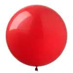 センペルテックス ラウンド 24インチ ファッションカラー レッド