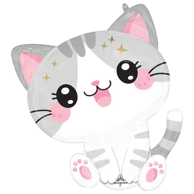 カワイイ キティ グレー