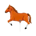 ホース ライトブラウン ミニシェイプ