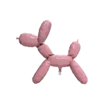 バルーンドッグ 13インチ パステルピンク